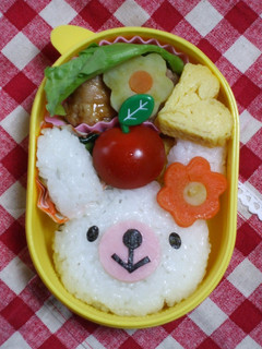かわゆい*うさちゃん弁当(キャラ弁)-レシピのメイン写真