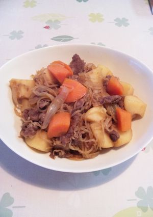 こってり汁なし肉じゃが-レシピのメイン写真
