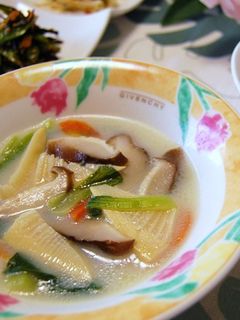 青梗菜と干し椎茸のクリーム煮-レシピのメイン写真