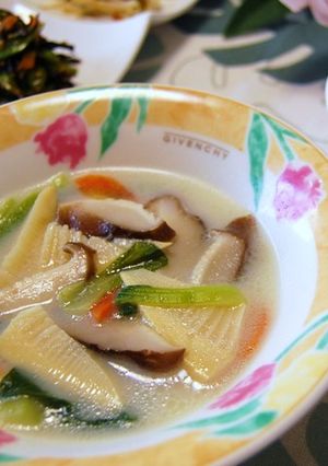 青梗菜と干し椎茸のクリーム煮-レシピのメイン写真