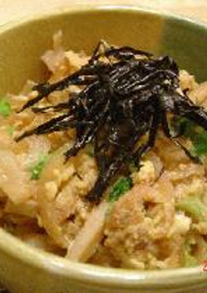 簡単きつね丼-レシピのメイン写真