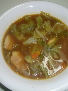 たっぷりキャベツと豚バラのカレースープ-レシピのメイン写真