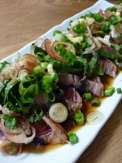 薬味たっぷりカツオのたたき-レシピのメイン写真