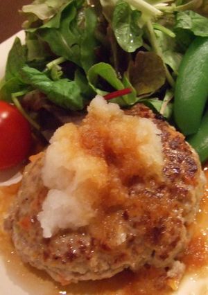 ポン酢と大根おろしのあっさりハンバーグ-レシピのメイン写真