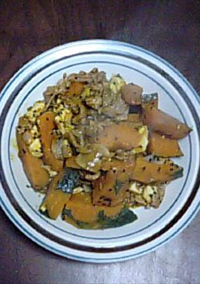 かぼちゃと豚肉のチーズ炒め-レシピのメイン写真
