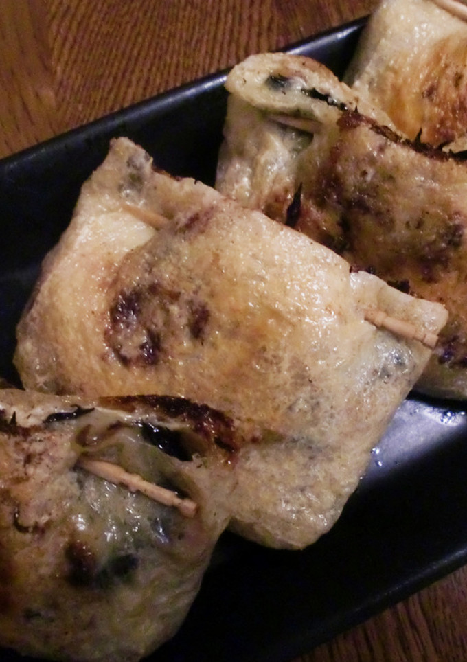 ひじきと納豆とチーズの焼ききんちゃく-レシピのメイン写真