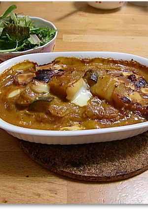 レトルトカレーで簡単カレーポテトグラタン-レシピのメイン写真