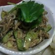 残りお蕎麦で韓国風サラダ!