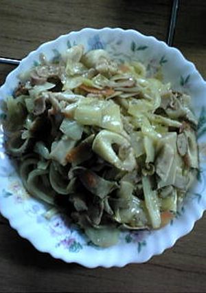 カレー焼きうどん-レシピのメイン写真
