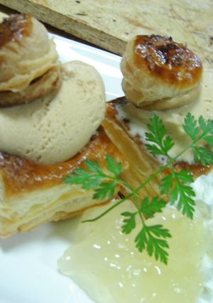 塩味パイのアイスクリーム添え-レシピのメイン写真