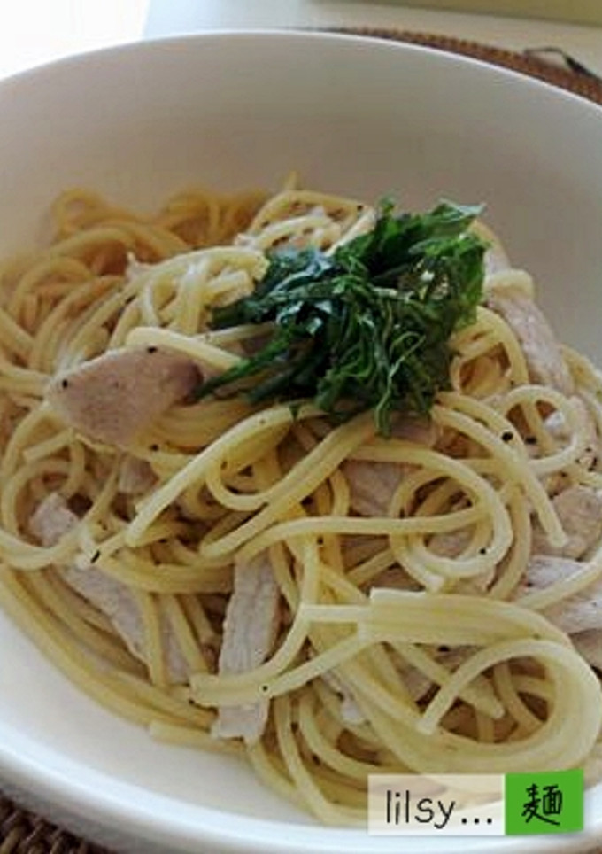 ☆簡単☆　豚と梅のさっぱりパスタ-レシピのメイン写真