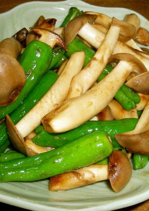 簡単♪しめじ と しし唐の炒め物-レシピのメイン写真