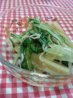 水菜とごぼうの爽やかサラダ★-レシピのメイン写真