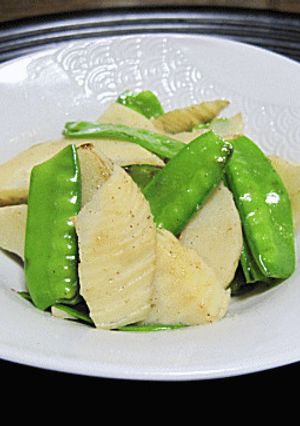 たけのこ・絹さやの炒め物-レシピのメイン写真