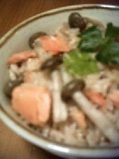 鮭+しめじの炊き込みご飯-レシピのメイン写真
