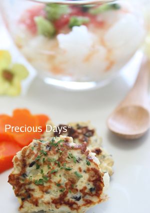 離乳食後期★ヘルシー鶏バーグ♪-レシピのメイン写真