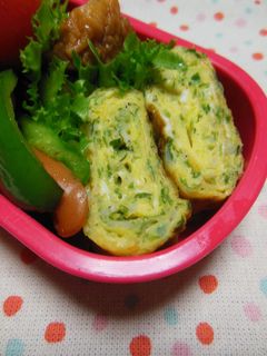 青海苔としらすの卵焼き✿-レシピのメイン写真