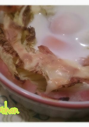 朝に☆白菜とベーコンのココット-レシピのメイン写真