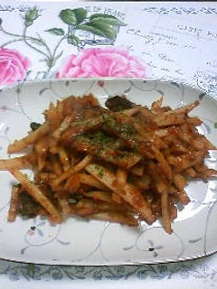 超簡単じゃがいものカレー炒め。-レシピのメイン写真