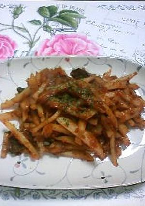超簡単じゃがいものカレー炒め。-レシピのメイン写真
