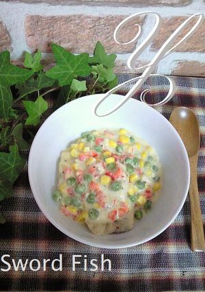 めかじきのカラフル*クリーム煮-レシピのメイン写真