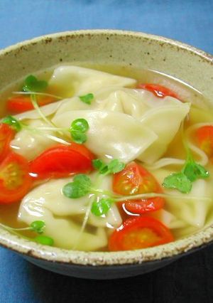 新たま＆鶏の餃子コンソメスープ煮-レシピのメイン写真
