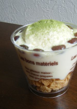 和風仕立て☆豆腐クリームのアイスパフェ-レシピのメイン写真