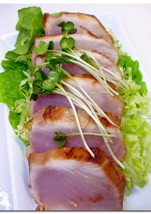♪ マグロのづけ ♪ たたきサラダ-レシピのメイン写真