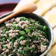 【山うどレシピ・葉】うど豚塩そぼろ炒め