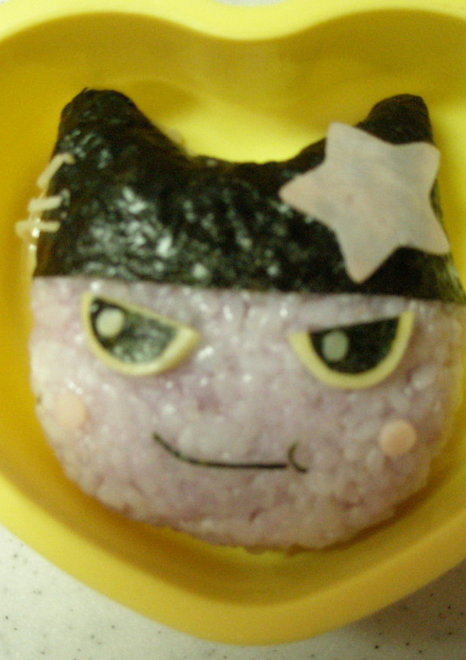キャラ弁　たまごっち「くろまめっち」-レシピのメイン写真
