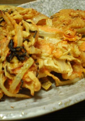 塩こんぶと切干大根のかき揚げ-レシピのメイン写真