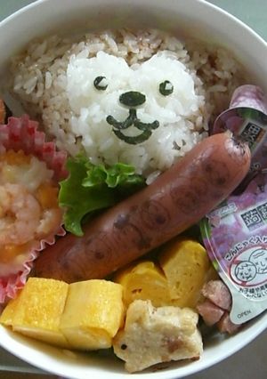 大人気！簡単！キャラ弁♪ダッフィーちゃん-レシピのメイン写真
