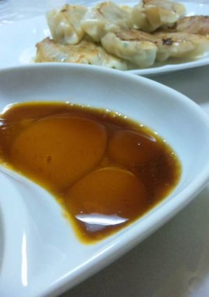 ポン酢とごま油で餃子のたれ-レシピのメイン写真