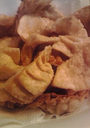 揚げ餃子☆かぼちゃ＋蓮根＋チーズ-レシピのメイン写真