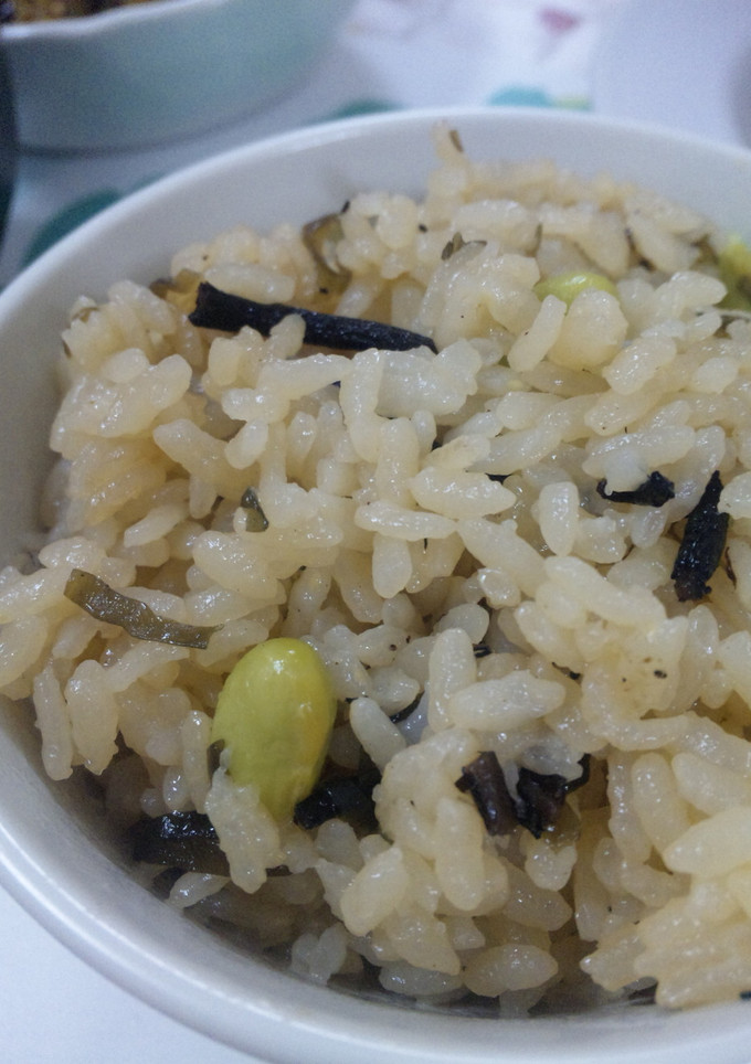 枝豆とひじきの炊き込みご飯-レシピのメイン写真