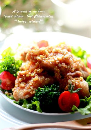 鶏のから揚げ＊ピリ辛中華風（油淋鶏）-レシピのメイン写真