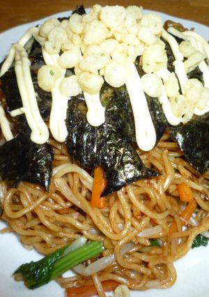 焼のり&天かすのっけやきそば★-レシピのメイン写真
