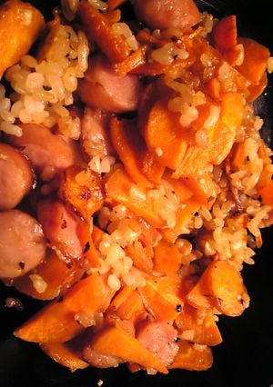 ソーセージと人参のチーズ炒飯-レシピのメイン写真