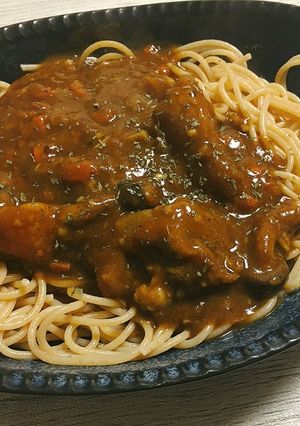 余ったカレーde★パスタ-レシピのメイン写真
