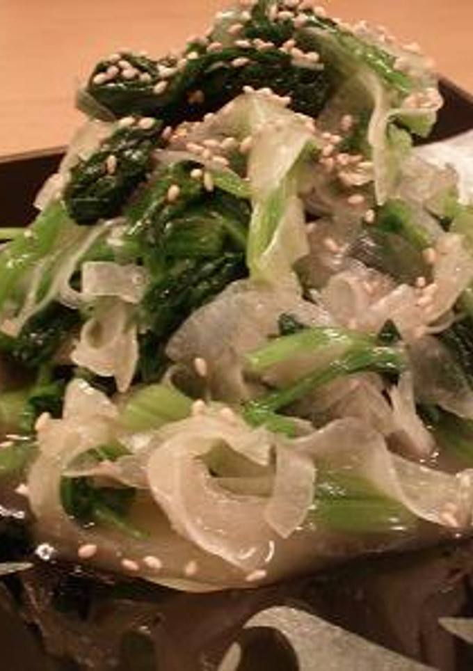 ほうれん草と新たまねぎのナムル-レシピのメイン写真