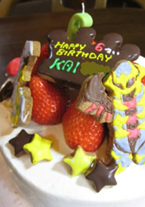 ポケモンケーキ（ギラティナ～）-レシピのメイン写真