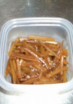 フキの佃煮-レシピのメイン写真