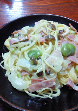 簡単♪クリーミィなミルクパスタ-レシピのメイン写真