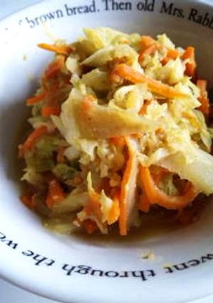 キャベツと人参の胡麻味噌和え-レシピのメイン写真