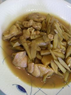 めんつゆで、鶏とごぼうの煮物-レシピのメイン写真