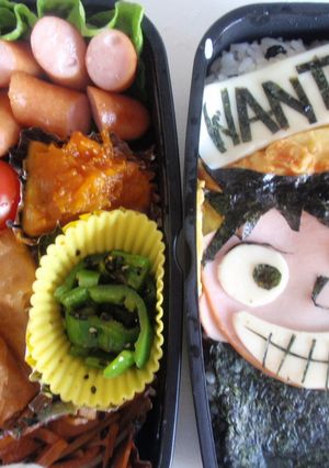 ｷｬﾗ弁☆ルフィーの手配風お弁当-レシピのメイン写真