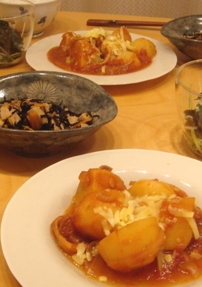 イカとジャガイモのトマト煮-レシピのメイン写真