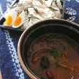 食欲モリモリ!スパイシーカレーつけ麺風