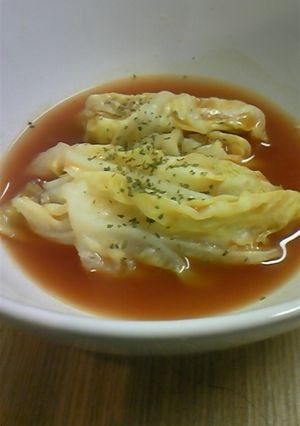 電子レンジで簡単☆スパムロールキャベツ-レシピのメイン写真