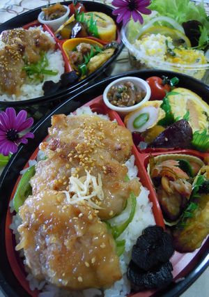 お弁当箱が喜ぶ✿くわ焼鶏丼-レシピのメイン写真